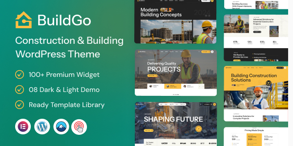 BuildGo - Construction WordPress Theme